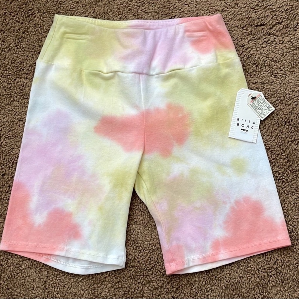 Kids Billabong Tie Dye Biker Shorts - M